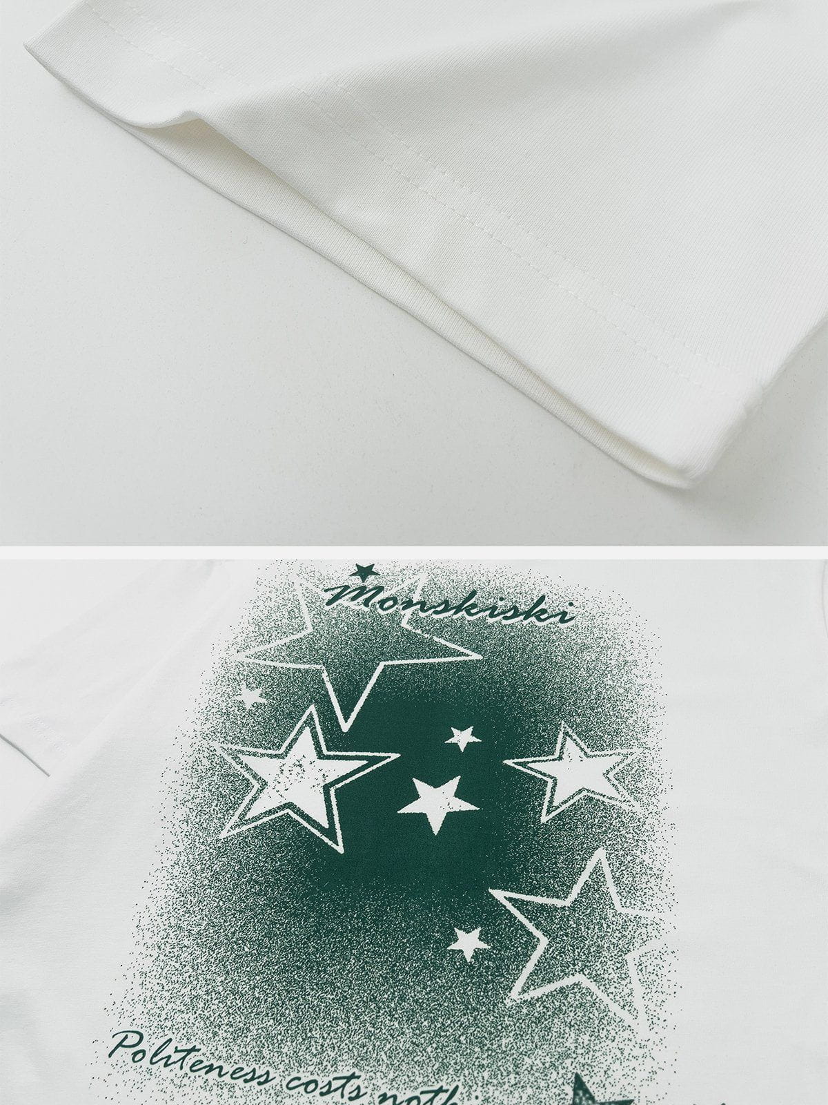 Sneakerland™ - Gradient Star Print Tee