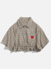 Load image into Gallery viewer, Sneakerland™ - Love Embroidered Plaid Tee