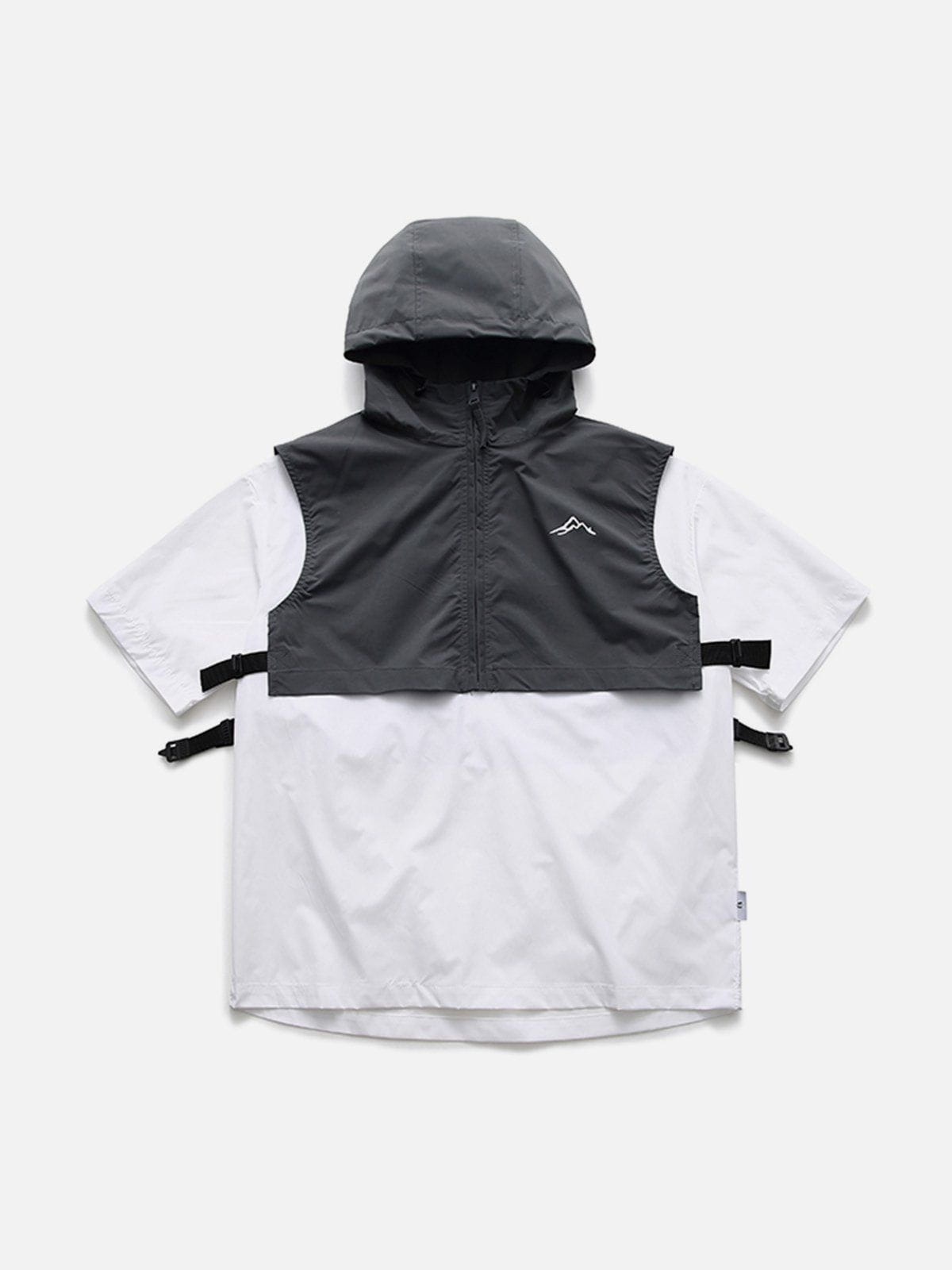 Sneakerland™ - Patchwork Vest Hooded Tee