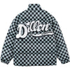 Load image into Gallery viewer, Sneakerland™ - Solid Color Checkerboard Print Puffer Jacket