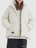 Sneakerland™ - Solid Color Drawstring Winter Coat
