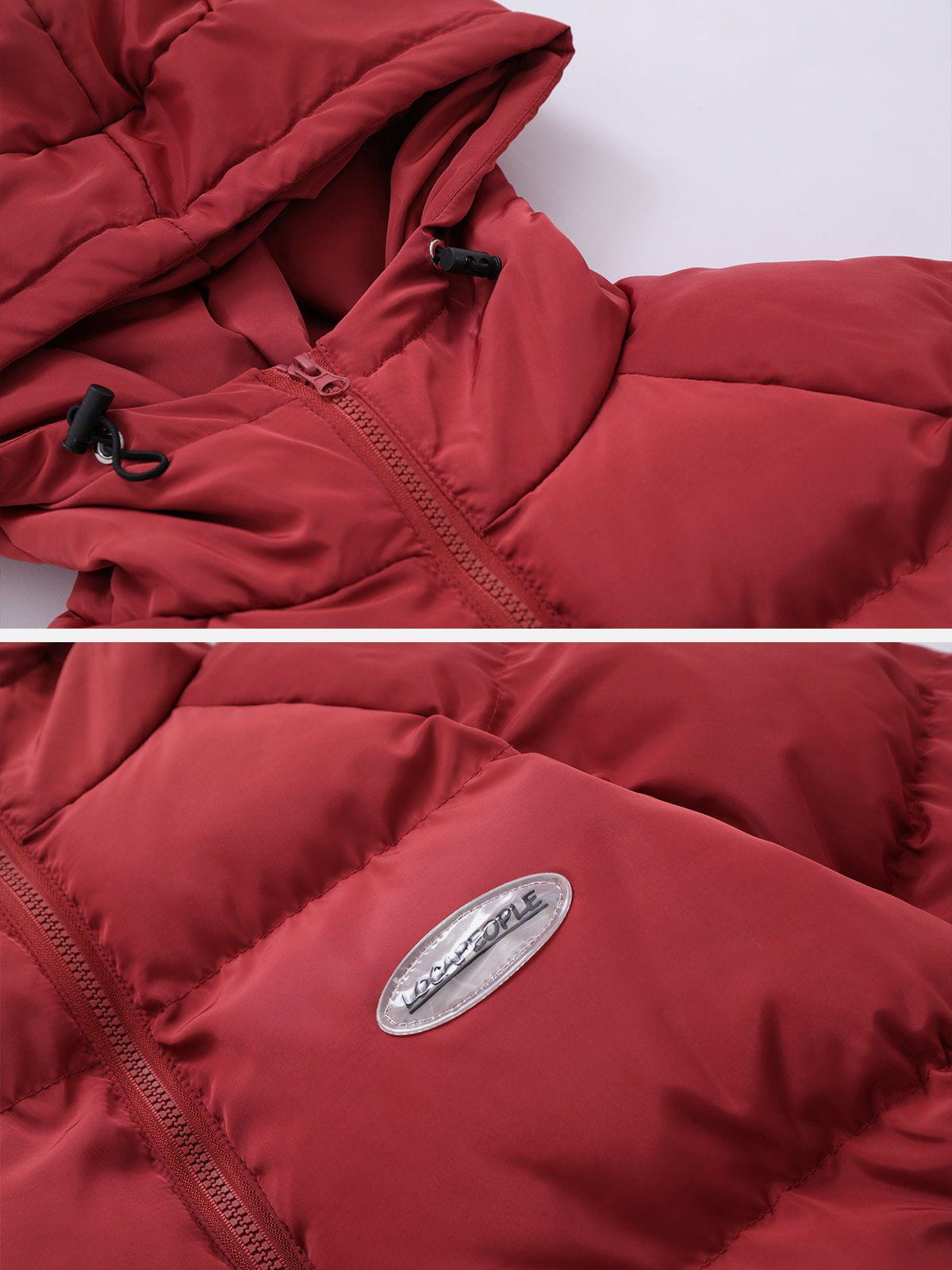 Sneakerland™ - Solid Color Label Winter Coat
