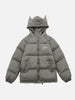 Sneakerland™ - Solid Color Label Winter Coat