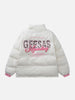 Load image into Gallery viewer, Sneakerland™ - Solid Color Letter Print Winter Coat