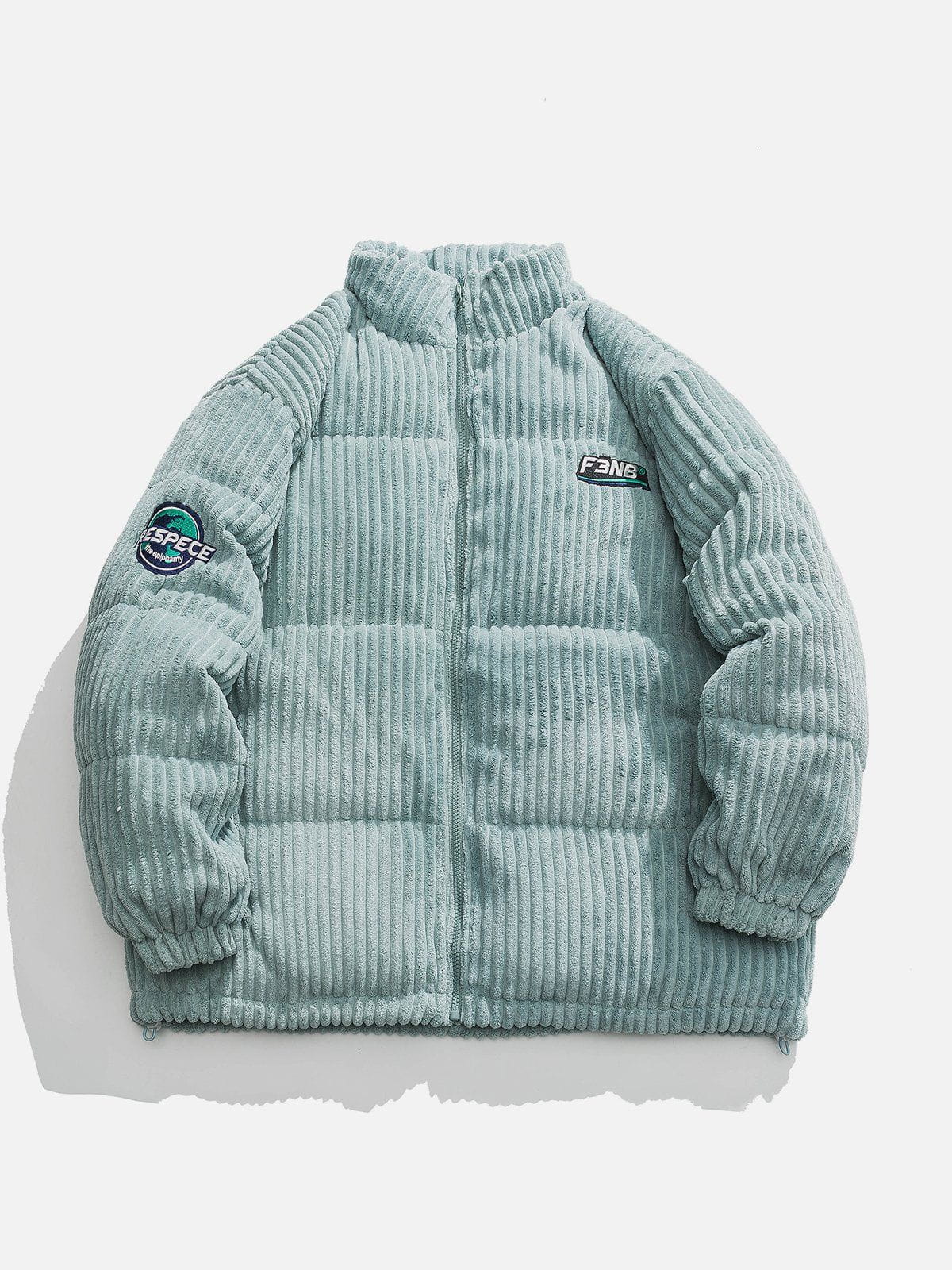 Sneakerland™ - Solid Corduroy Winter Coat