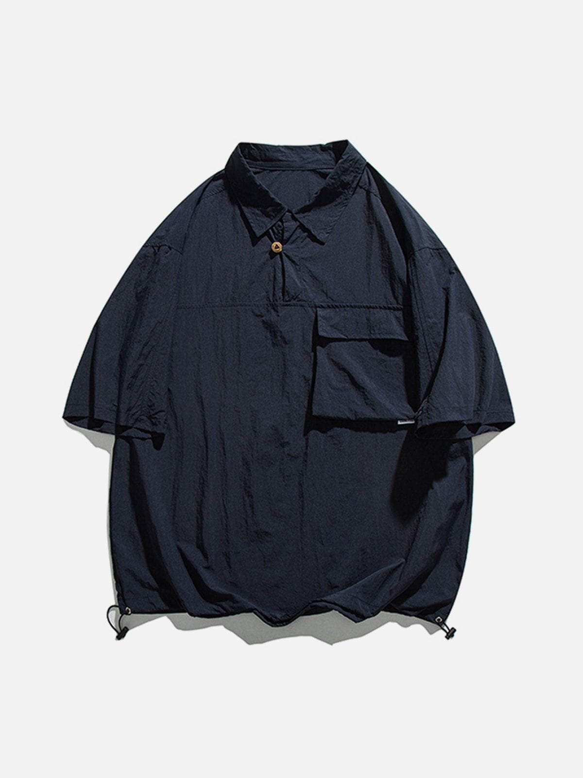Sneakerland™ - Solid Polyester Polo Tee