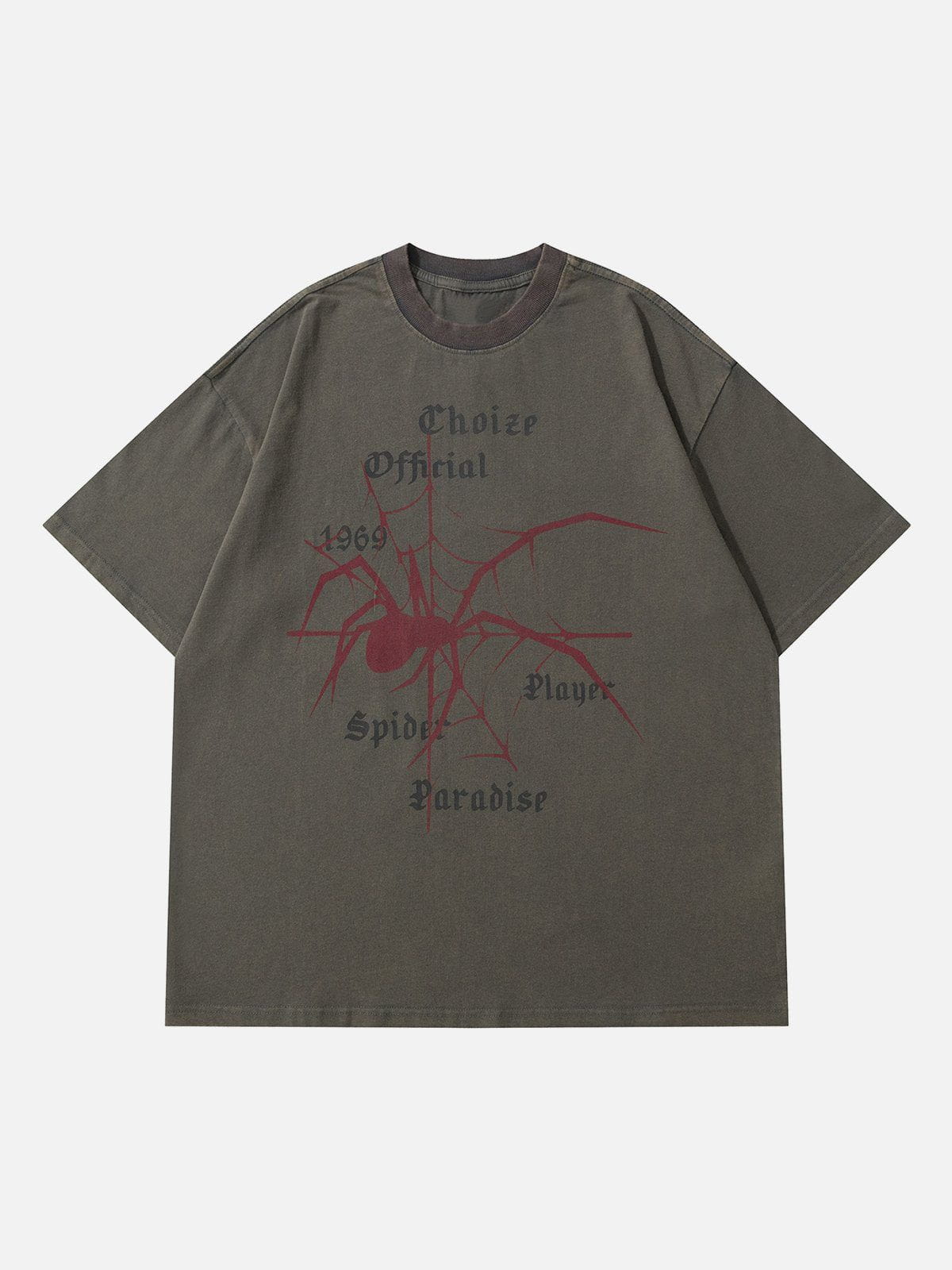 Sneakerland™ - Spider Print Washed Tee
