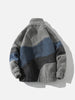 Sneakerland™ - Splicing Contrast Sherpa Coat