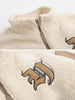 Load image into Gallery viewer, Sneakerland™ - Stand Collar PU Panel Sherpa Winter Coat