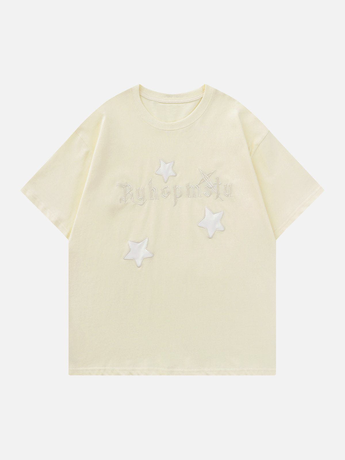 Sneakerland™ - Star Letter Embroidery Tee