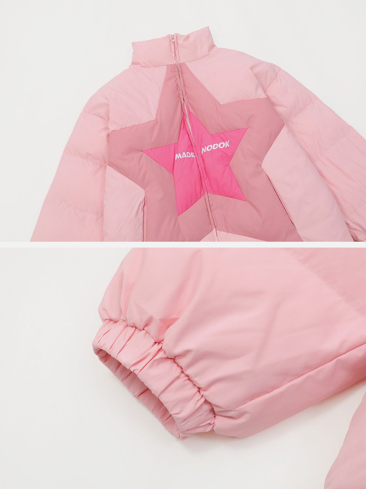 Sneakerland™ - Star Patchwork Gradient Winter Coat