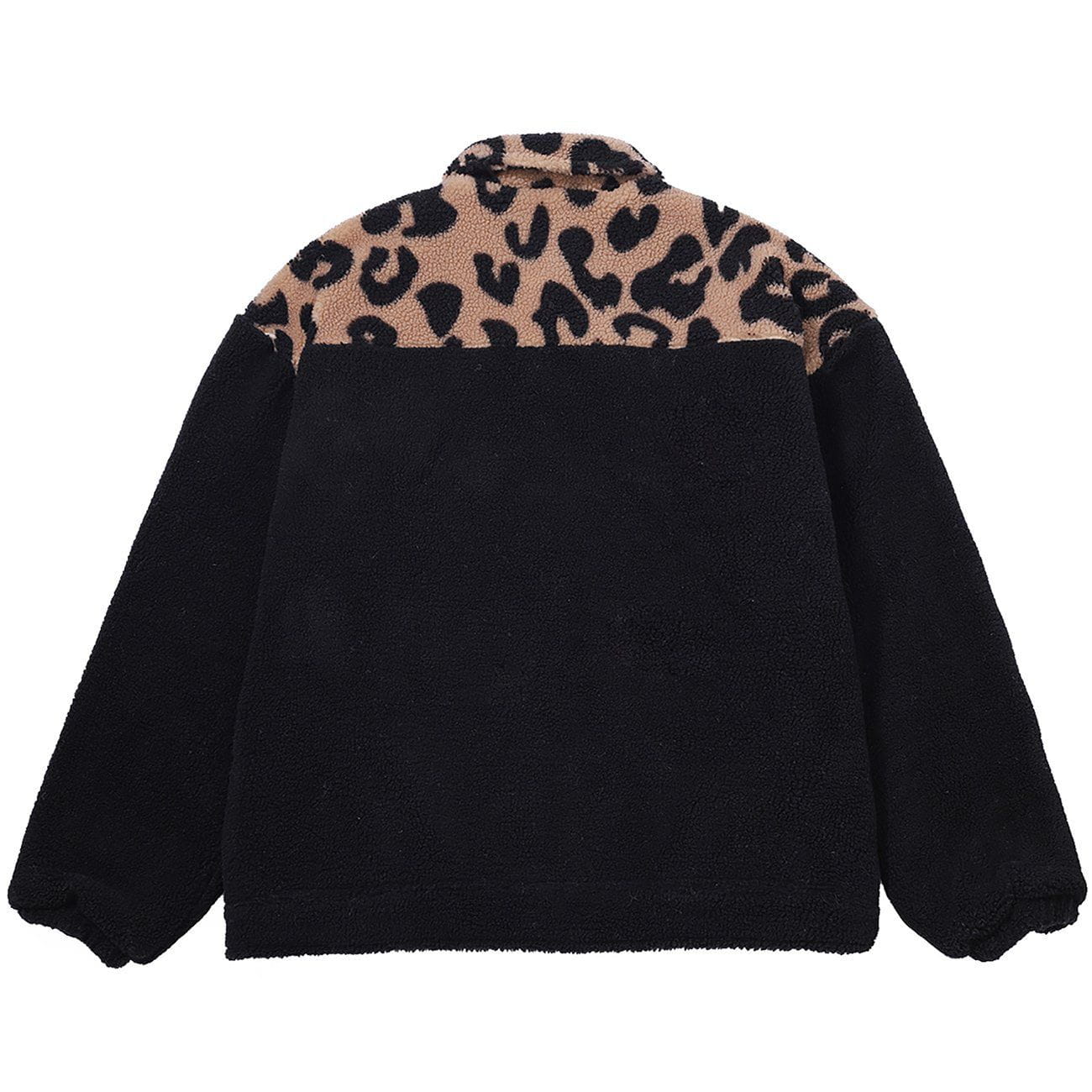 Sneakerland™ - Stitched Leopard Sherpa Winter Coat
