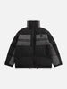 Sneakerland™ - Striped Patchwork Winter Coat