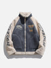 Sneakerland™ - Suede Stand Collar Lambswool Liner Winter Coat