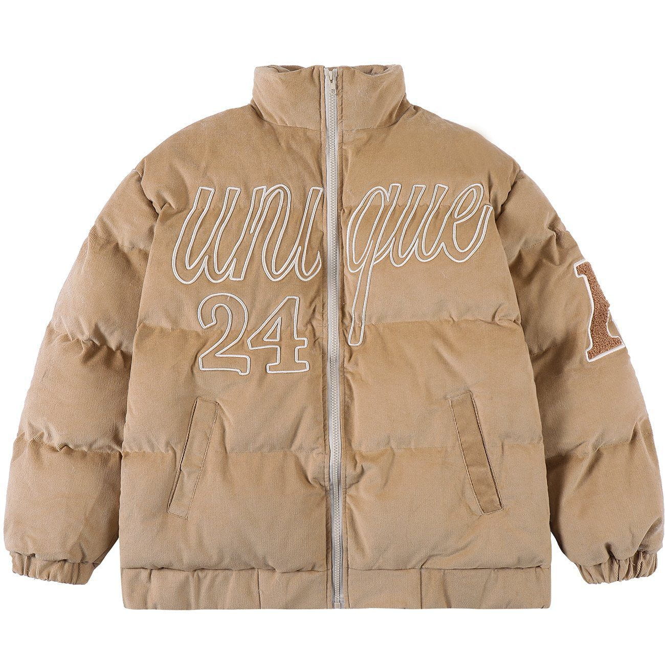 Sneakerland™ - Three-dimensional Letter Towel Embroidered Winter Coat