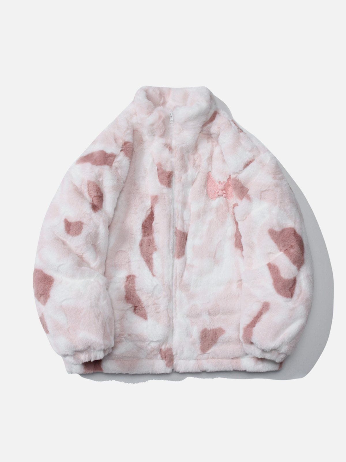 Sneakerland™ - Tie Dye Angel Bunny Label Sherpa Coat