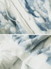 Sneakerland™ - Tie Dye Fake Two Piece Sherpa Coat