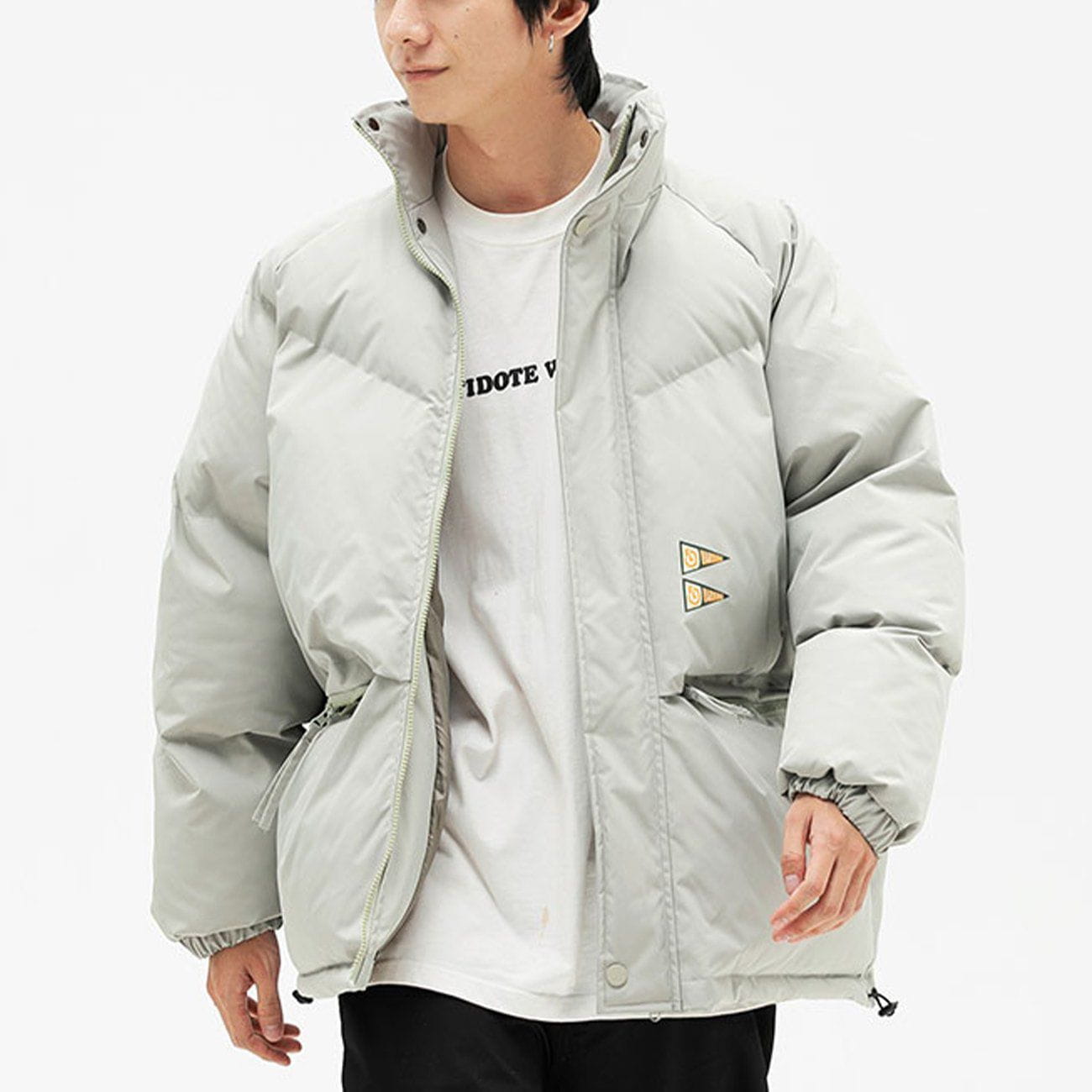 Sneakerland™ - Triangle Print Winter Coat