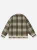Sneakerland™ - Vintage Check Sherpa Coat
