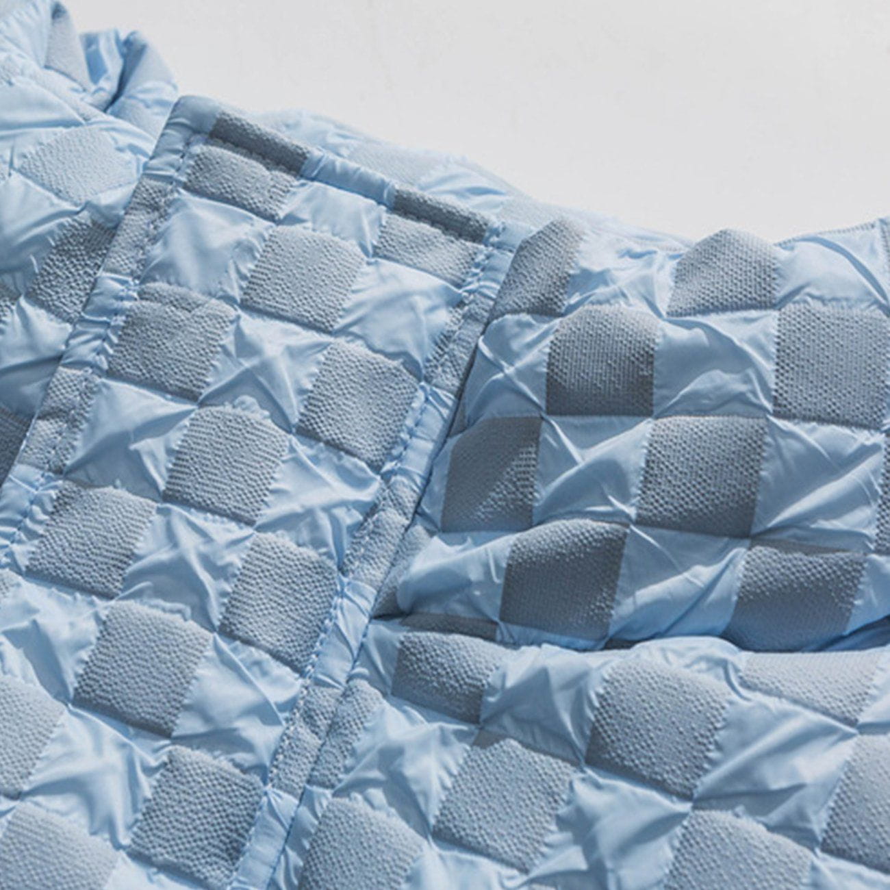 Sneakerland™ - Vintage Checkerboard Plaid Embroidery Puffer Jacket