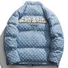 Load image into Gallery viewer, Sneakerland™ - Vintage Checkerboard Plaid Embroidery Puffer Jacket