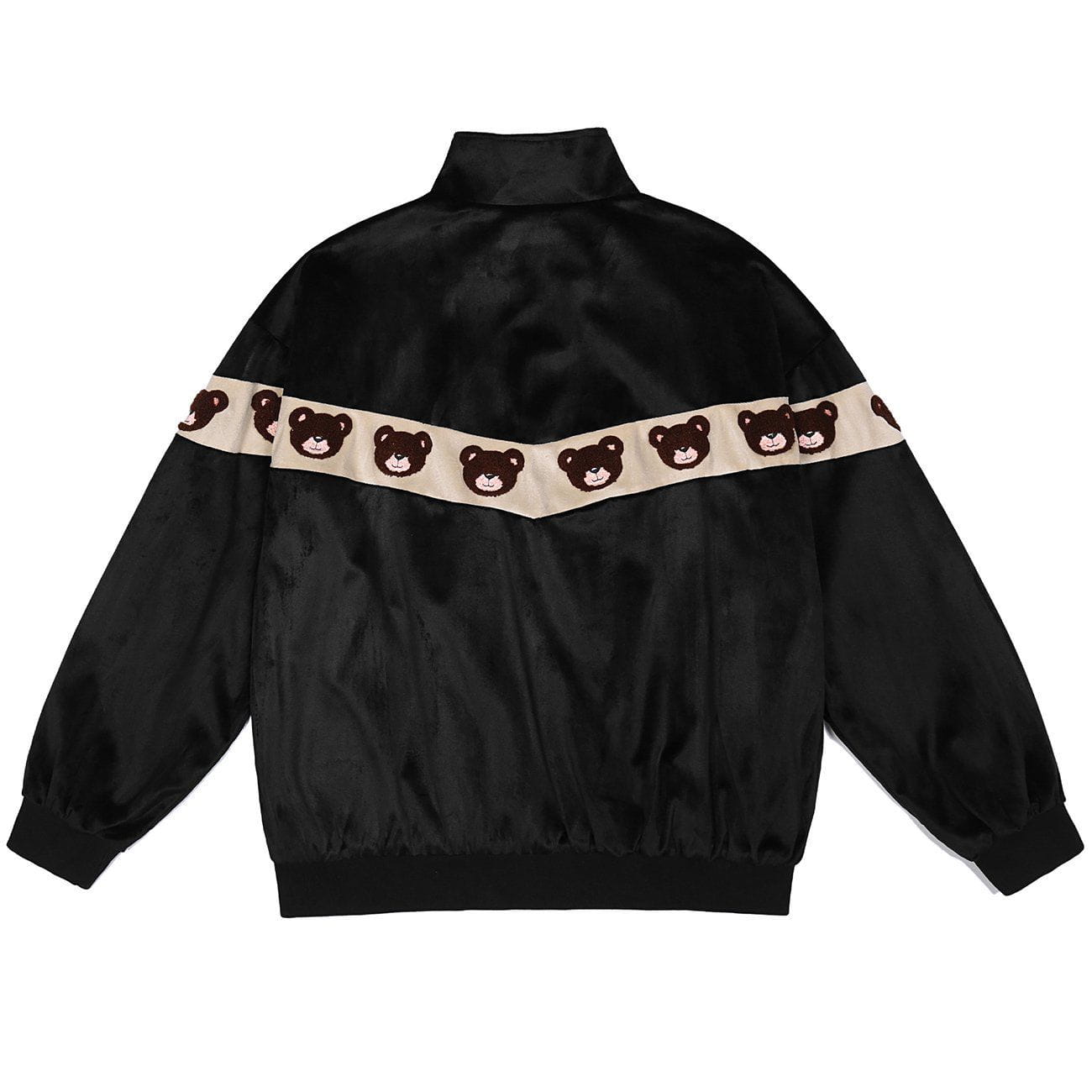 Sneakerland™ - Vintage Stitching Bear Head Embroidered Jacket