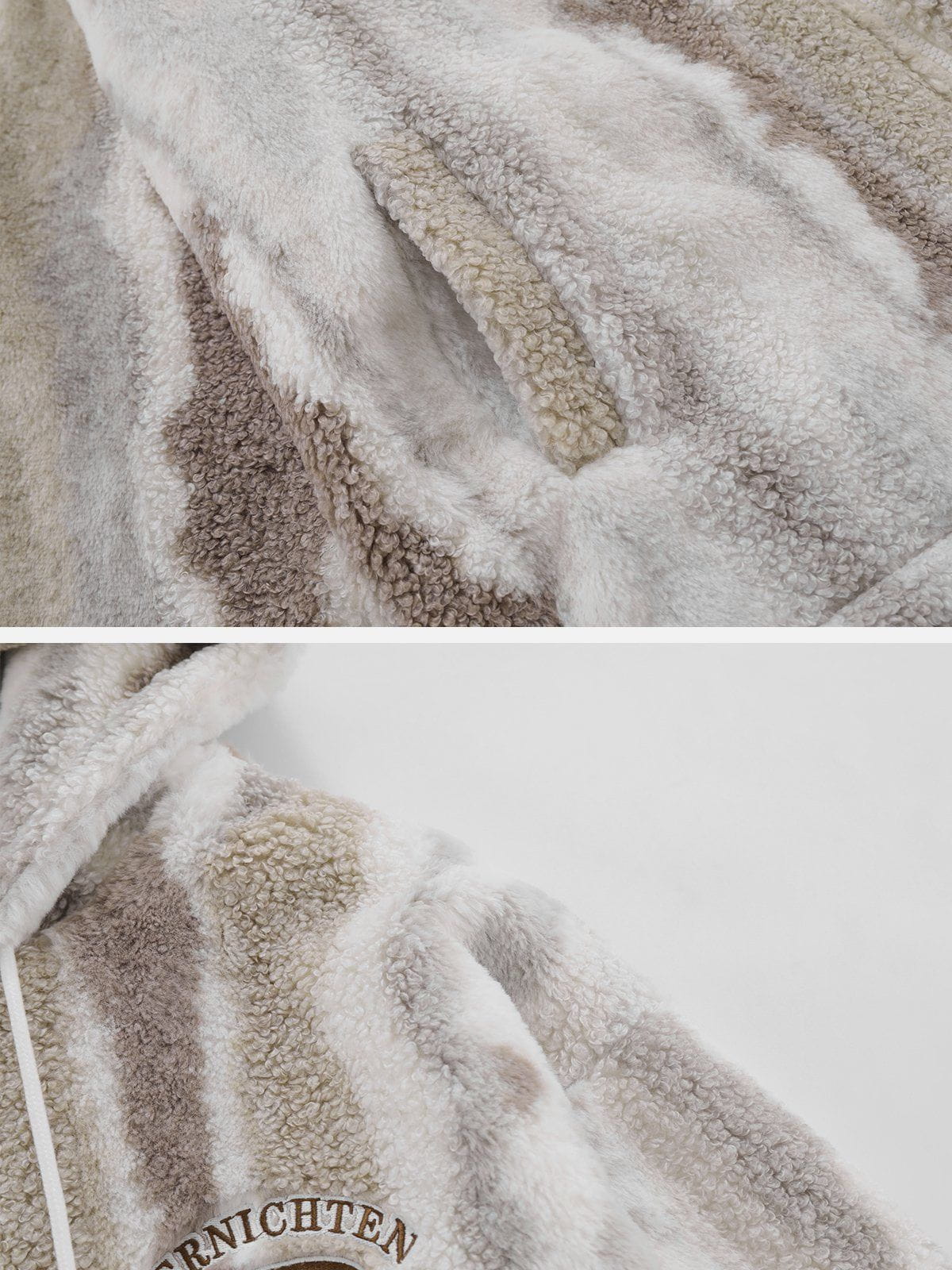 Sneakerland™ - Zebra Print Sherpa Hooded Winter Coat