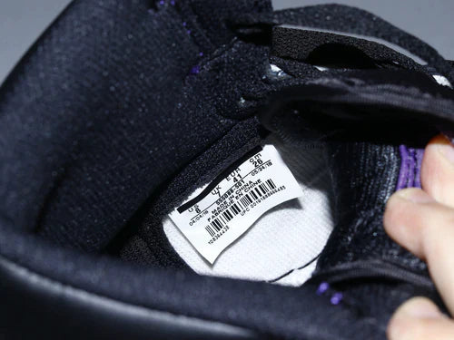 Custom Jordan 1 High Q AJ1 Purple Toe UNISEX ( Customs And Box ), Jordan 1 Sneakers FREE SHIPPING WITH FEDEX luxurysteps