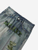 Load image into Gallery viewer, Sneakerland Embroidered Ripped Jeans SP230525WD1L
