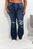 Load image into Gallery viewer, Kancan Full Size Reese Midrise Button Fly Flare Jeans - sneakerlandnet