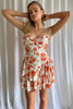 Load image into Gallery viewer, Floral Printed Tiered Mini Dress