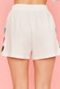Side Heart Patch French Terry Shorts