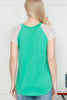 Load image into Gallery viewer, Plus Solid Polka Mesh Short Sleeve Spring Top