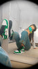 Load image into Gallery viewer, Custom GREEN Jordan 1 High Q ( Customs And Box ), Jordan 1 Sneakers Active sneakeronline