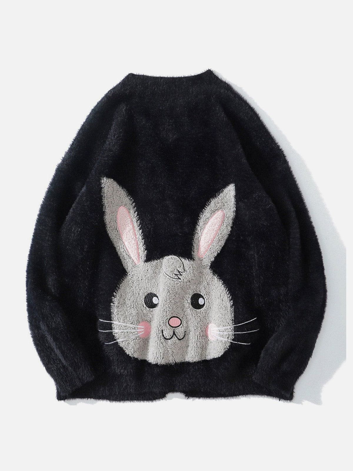 Sneakerland® - Cartoon Rabbit Embroidered Cardigan