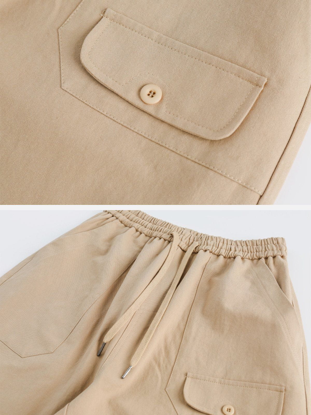 Sneakerland® - Irregular Pocket Design Cargo Pants