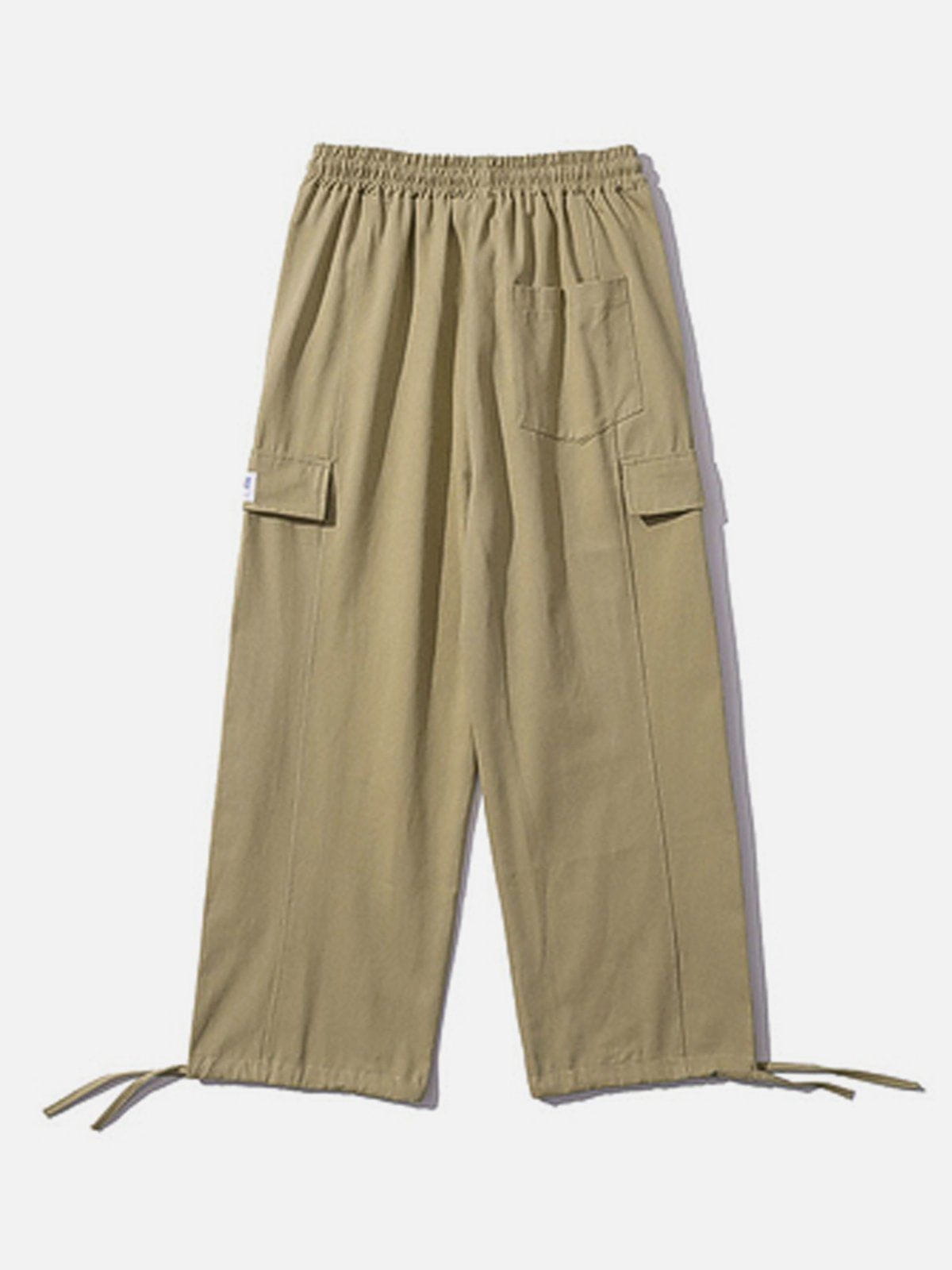 Sneakerland® - Large Pocket Drawstring Cargo Pants