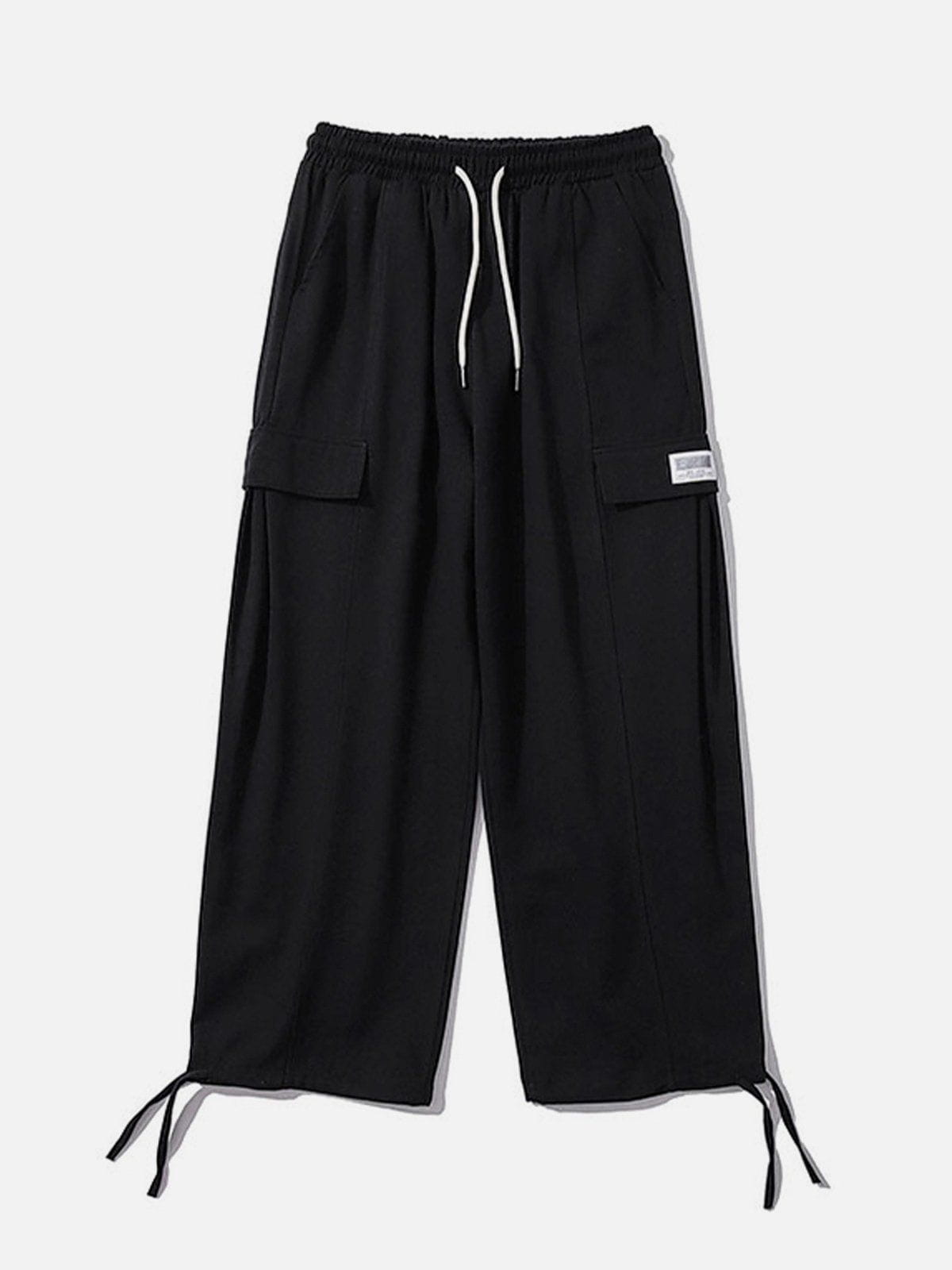 Sneakerland® - Large Pocket Drawstring Cargo Pants