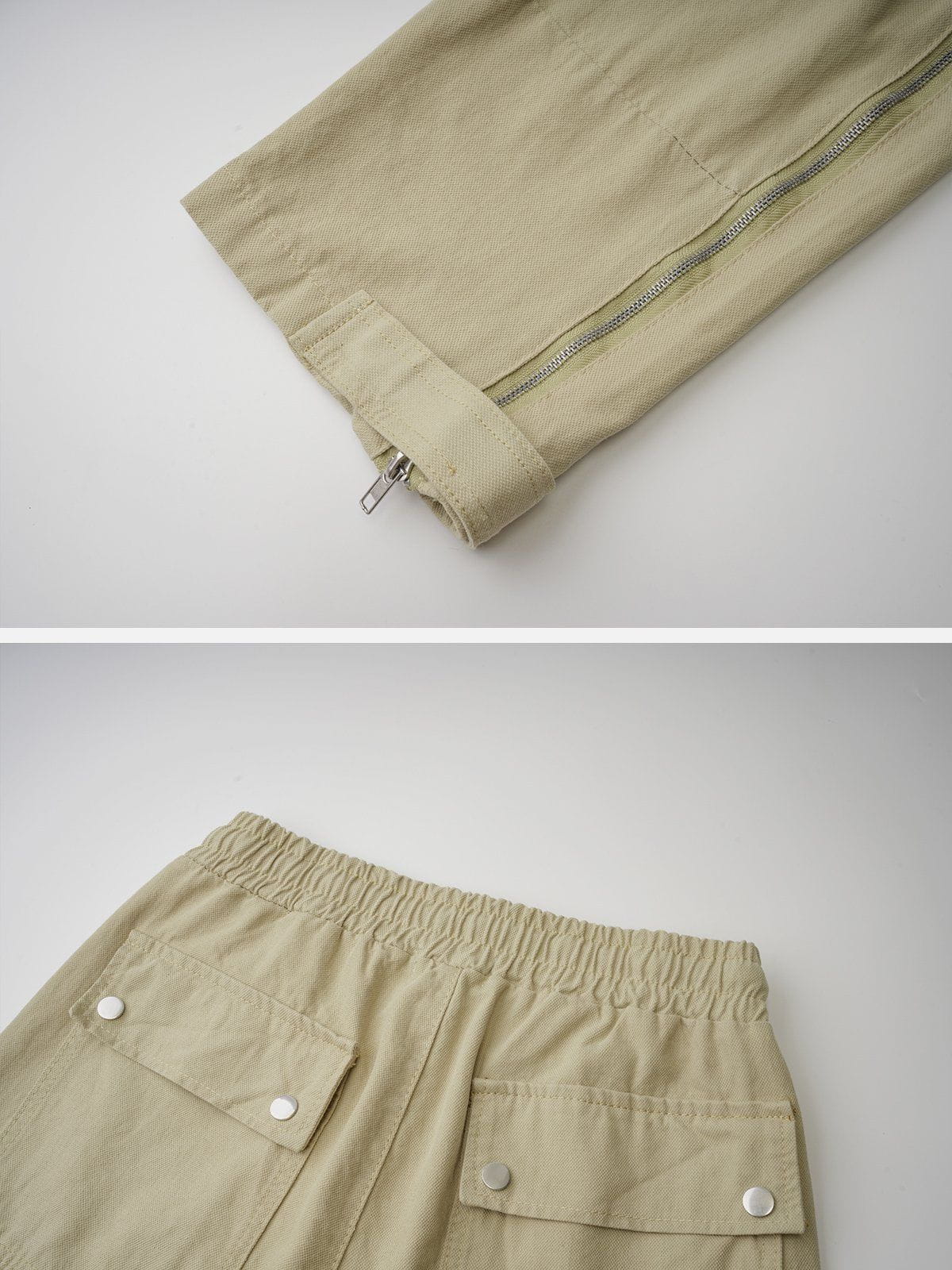 Sneakerland® - Multi-pocket Technical Zip Cargo Pants