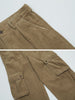 Sneakerland® - Solid Corduroy Multi Pocket Cargo Pants