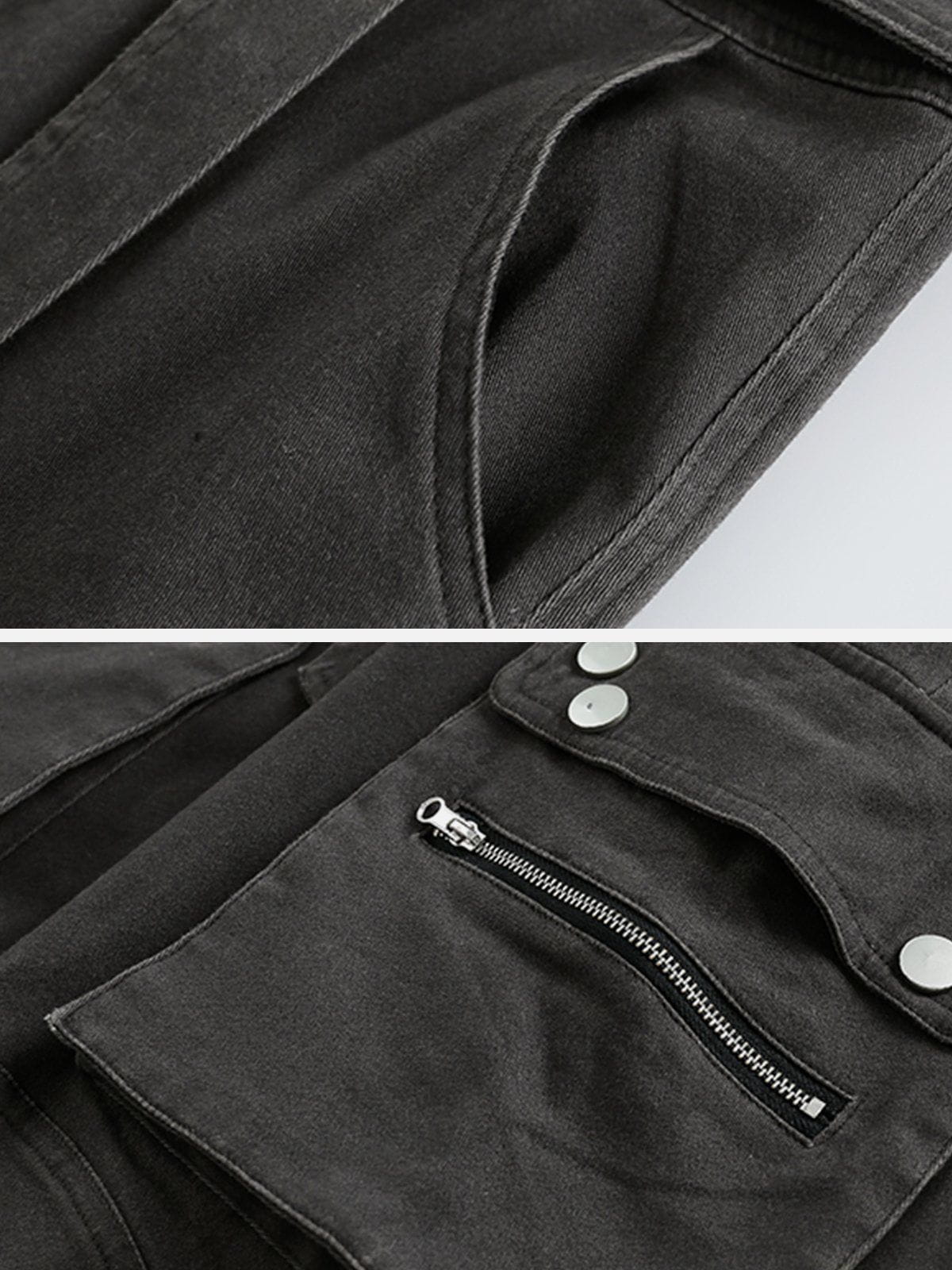 Sneakerland® - Waistband Multi-Pocket Cargo Pants